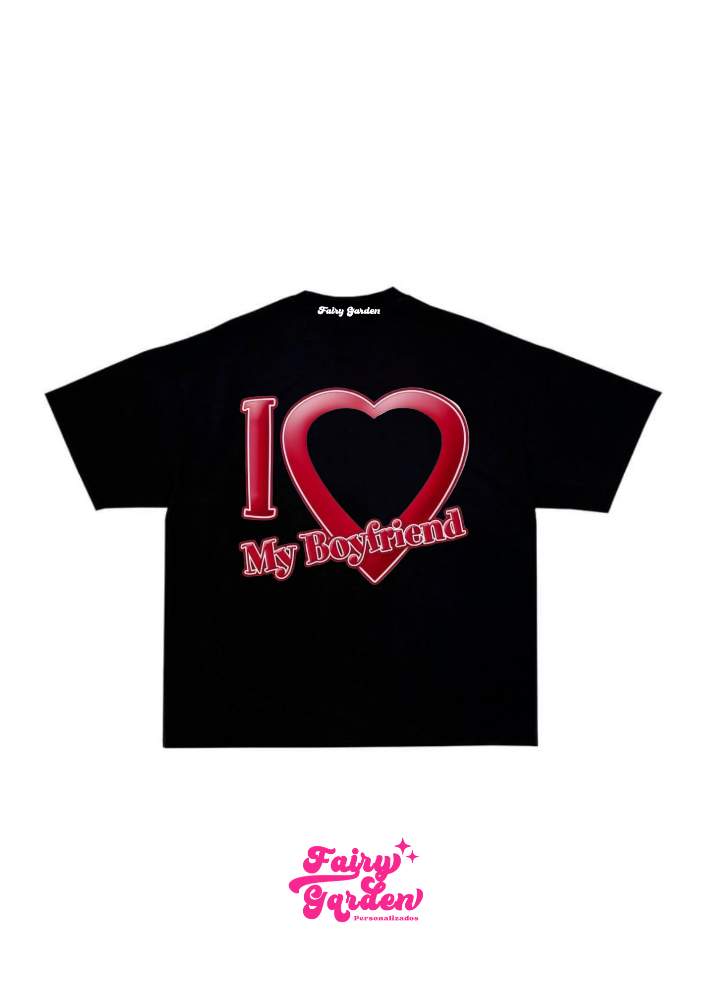 Camiseta - I love my boyfriend (foto personalizada)