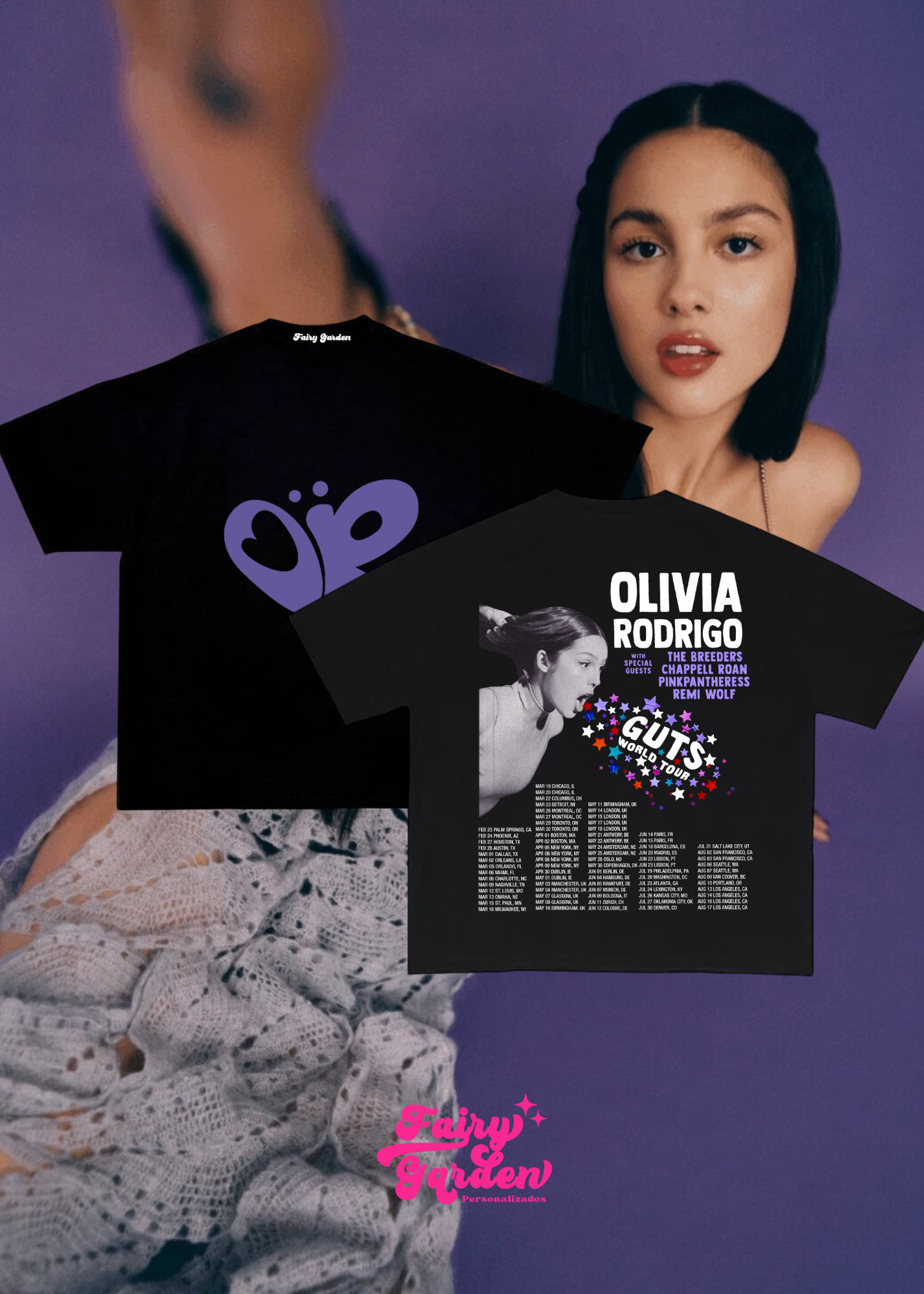 Camiseta - Olivia Rodrigo Guts