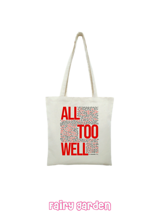 Tote bag - All too well Taylor Swift