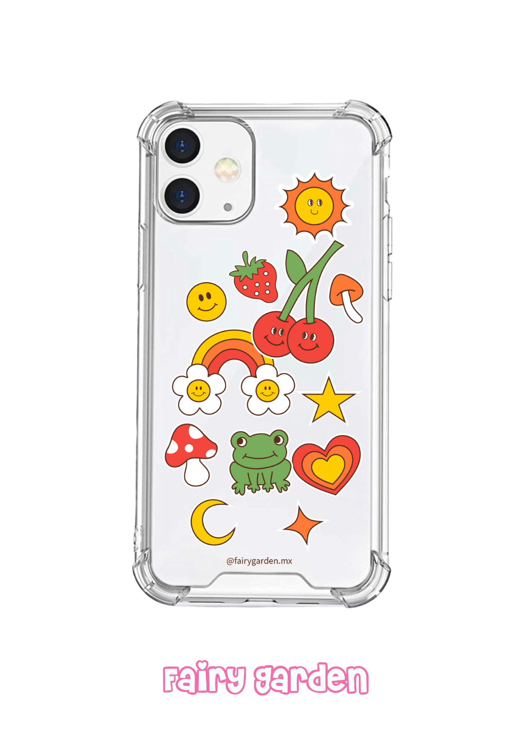 Case transparente - Retro Stickers