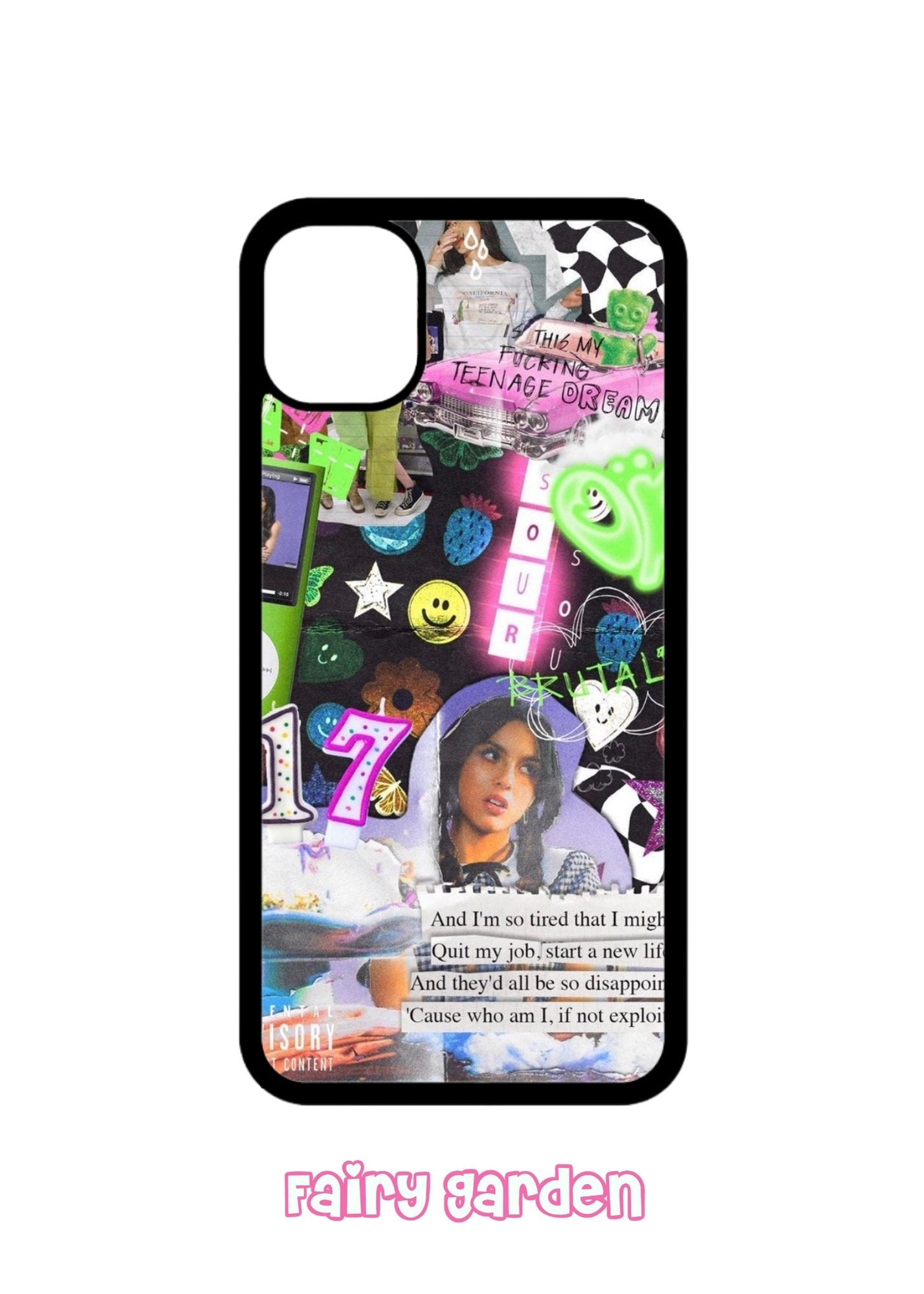 #144 -Case Iphone - Olivia Rodrigo - Fairy Garden