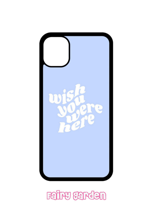 #190 - Case Iphone - Wish you were here - Fairy Garden