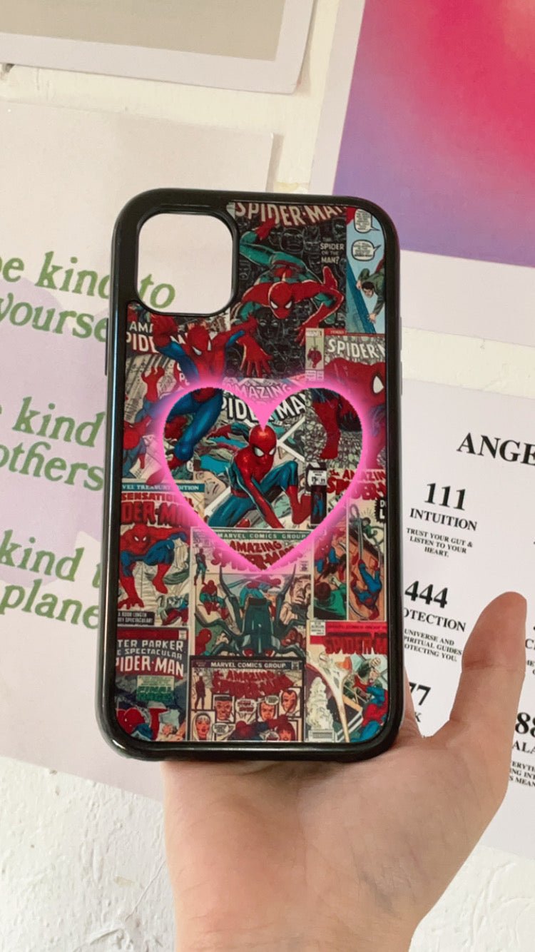 #217 - Case Iphone - Spiderman - Fairy Garden