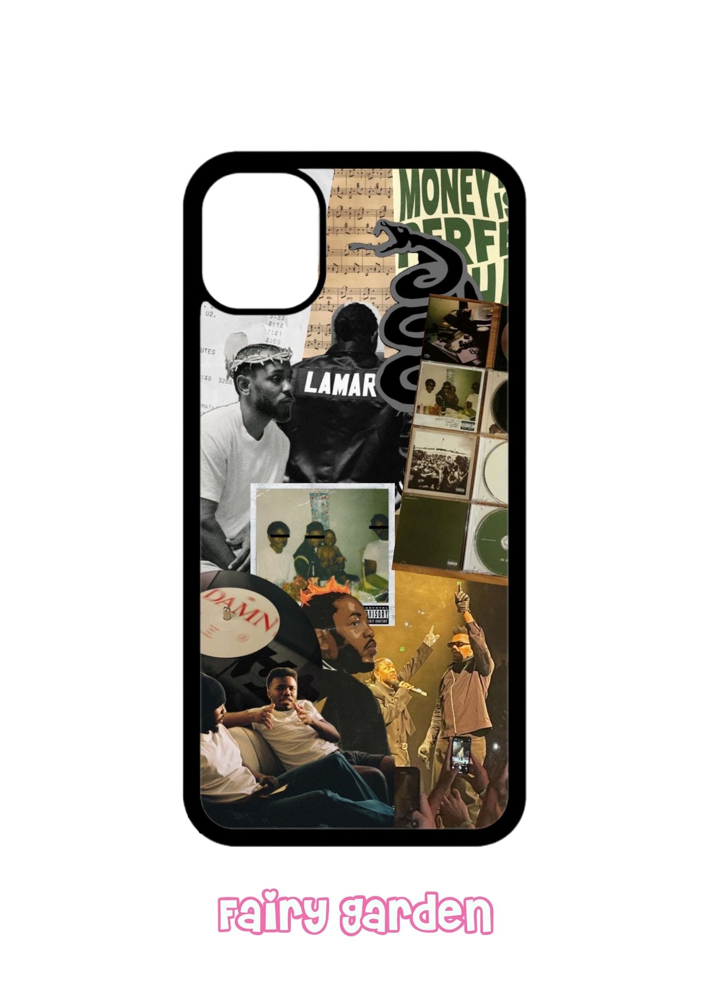 #282 - Case Iphone - Kendrick Lamar - Fairy Garden