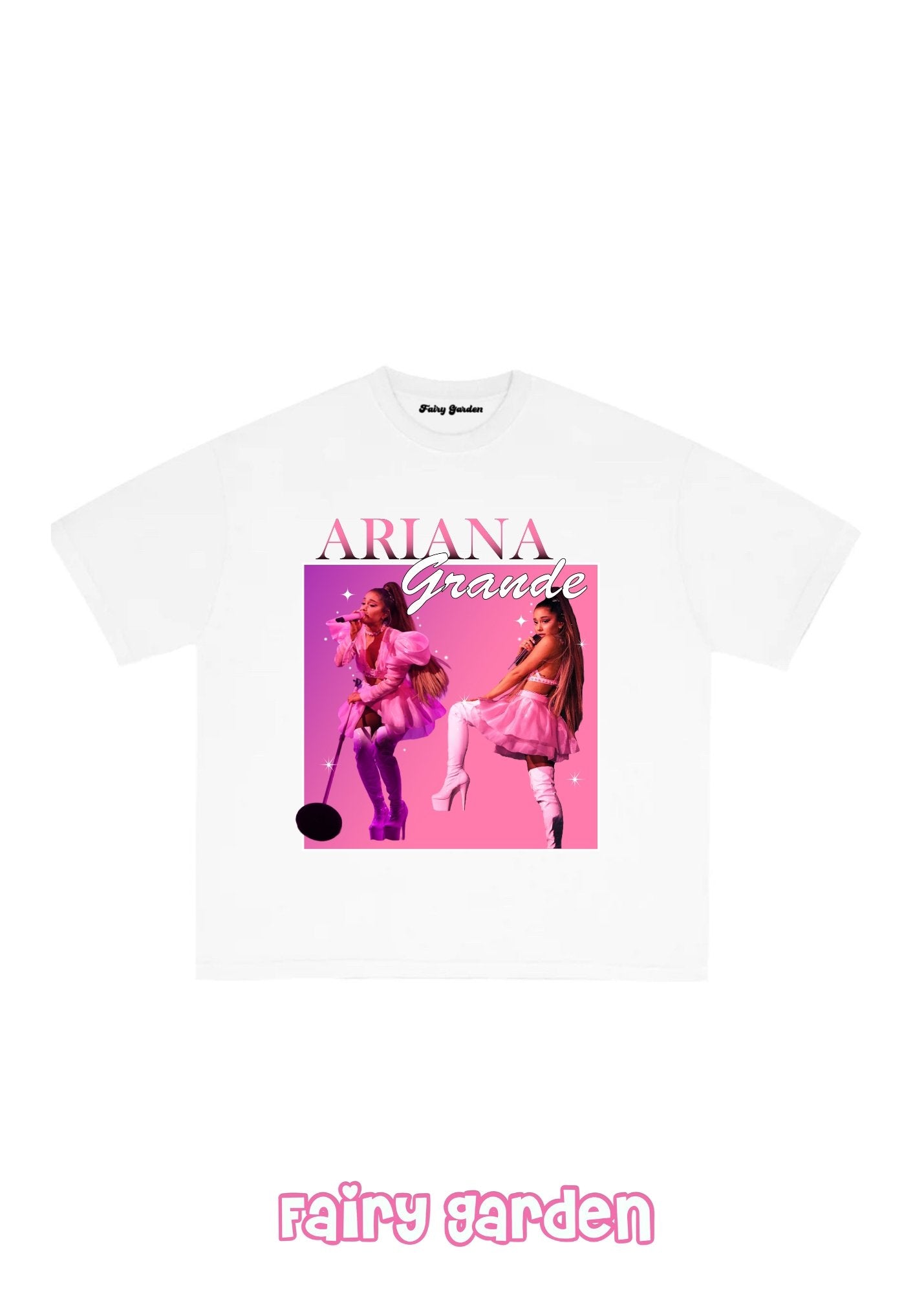 Camiseta - Ariana Grande Thank u next tour - Fairy Garden