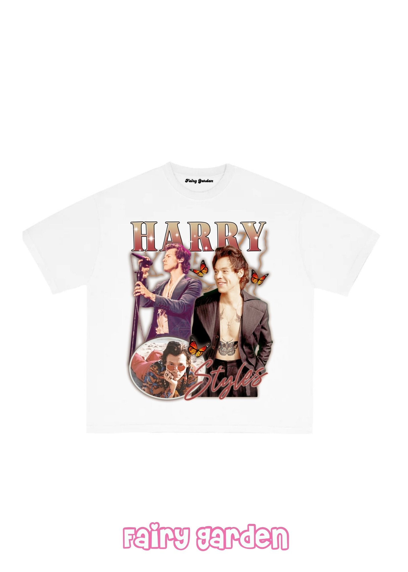 Camiseta - Harry Styles - Fairy Garden