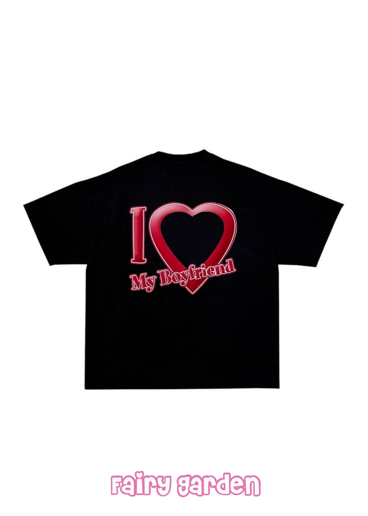 Camiseta - I love my boyfriend (foto personalizada) - Fairy Garden