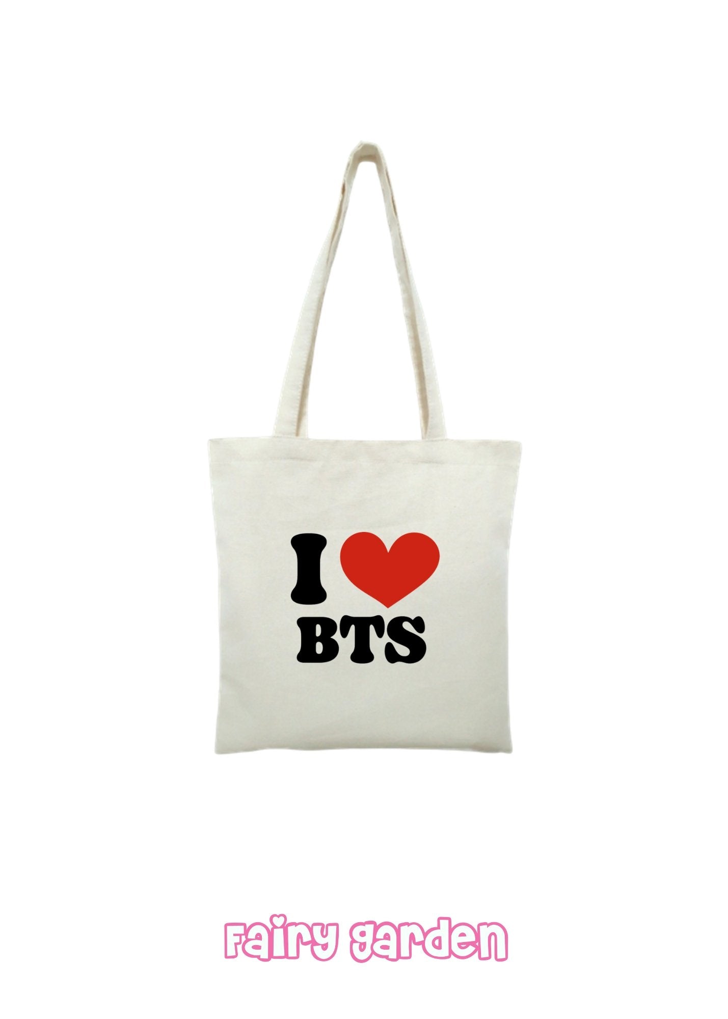 Tote bag - I love Bts - Fairy Garden