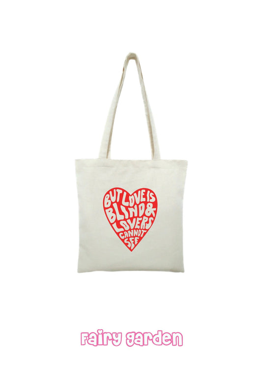 Tote bag - Love is blind - Fairy Garden